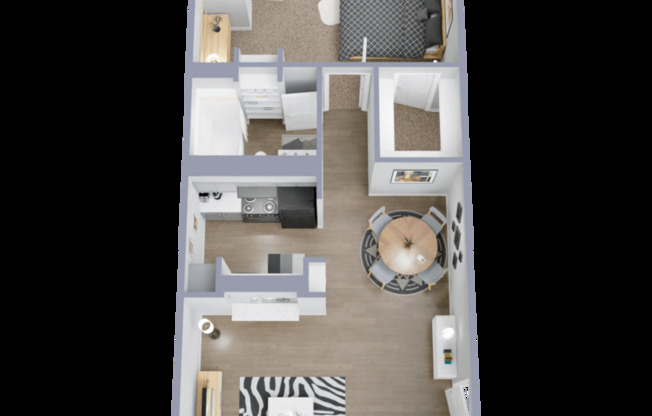 1 bed, 1 bath, 750 sqft, $1,060