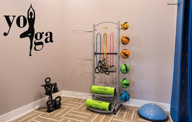 Yoga Room at Ardmore at the Trail, Indian Trail, NC