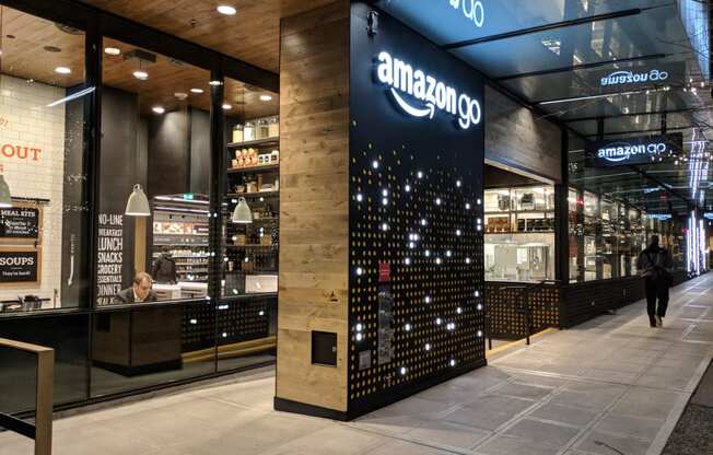 AmazonGo is minutes from the community at Stratus, 820 Lenora St., WA