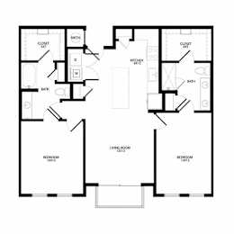 2 beds, 2 baths, 1,127 sqft, $1,910