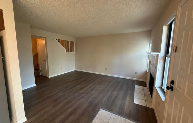 2 Bed 1.5 bath townhome