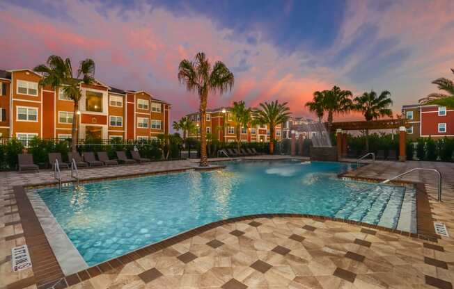 Swimming pool The Amalfi Clearwater Apartments