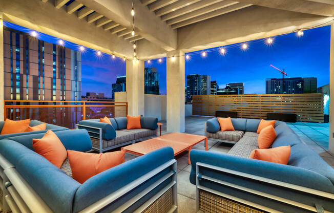 Rooftop Lounge at The Rey Downtown, Phoenix, Arizona