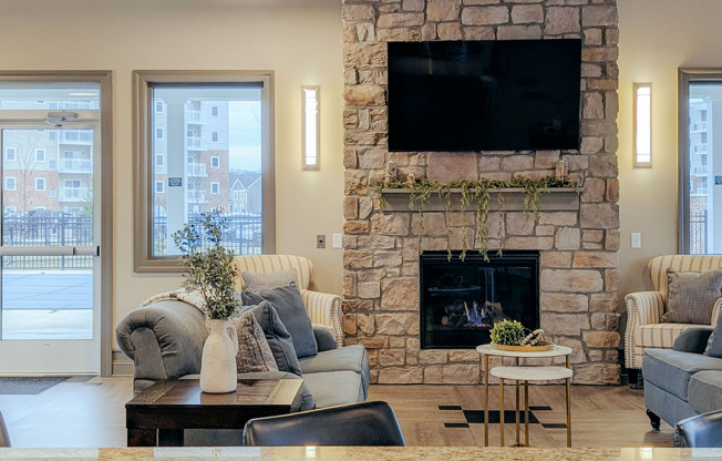 Clubhouse - Fireplace