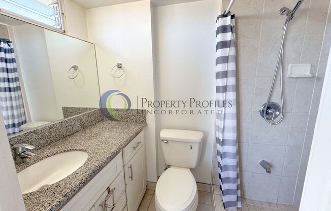 Well-maintained studio/1 bath unit in the Five Regents complex