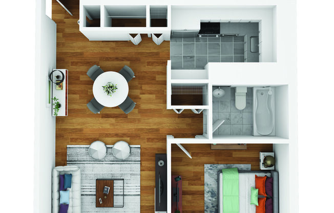 1 bed, 1 bath, 792 sqft, $4,833, Unit 26K