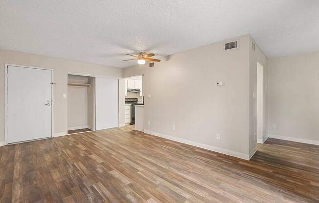 Studio living Area at Villa Toscana Apartments in Phoenix Arizona