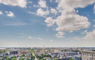 Rooftop view of DC at Highview and Castle Manor, Washington, Washington