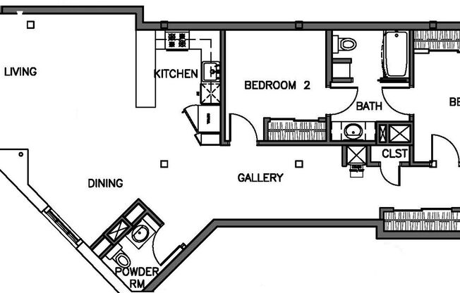 2 beds, 1.5 baths, 1,382 sqft, $1,435, Unit 403