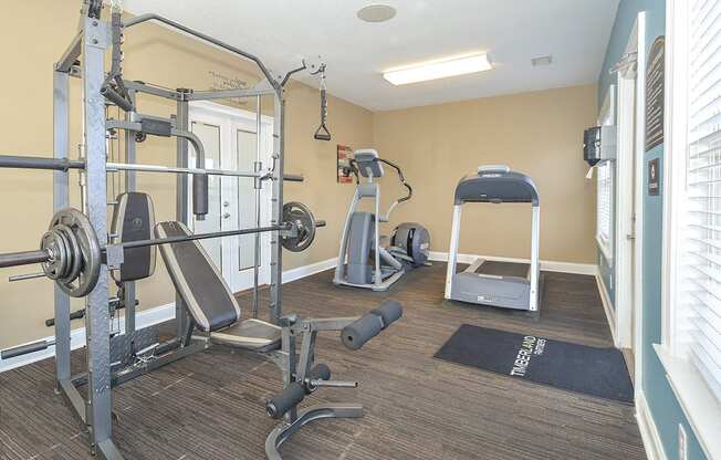 Fitness Center with Weight Machines
