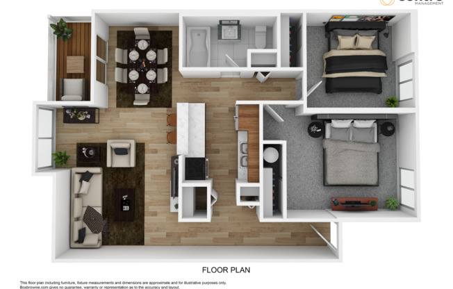 2 beds, 1 bath, 700 sqft, $1,745