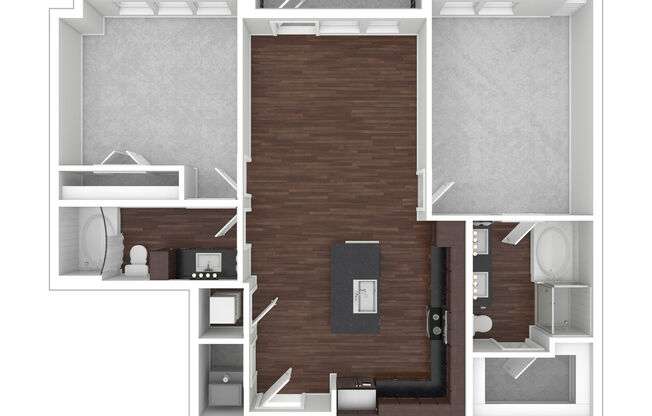 2 beds, 2 baths, 1,141 sqft, $1,925