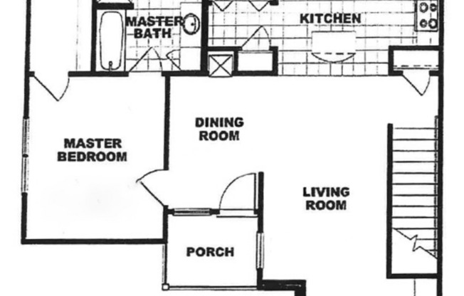 1 bed, 1 bath, 908 sqft, $1,036