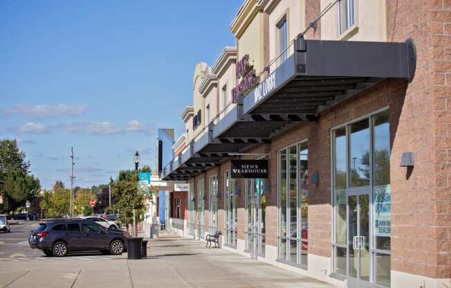 Springwater Crossing exterior storefront