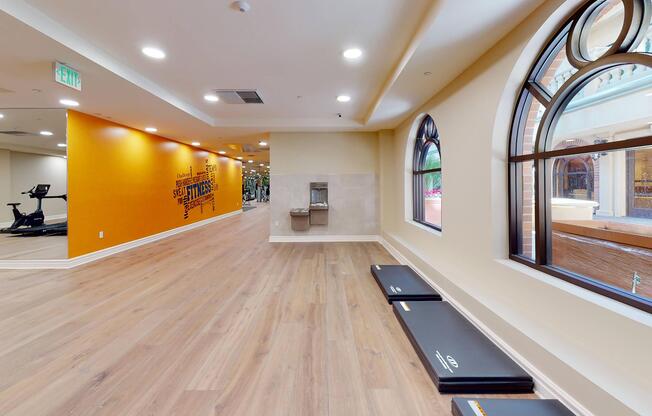 a large room