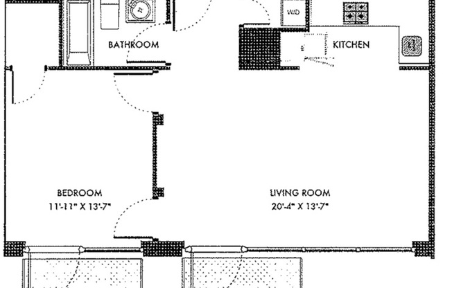 1 bed, 1 bath, 719 sqft, $5,000, Unit PH2A