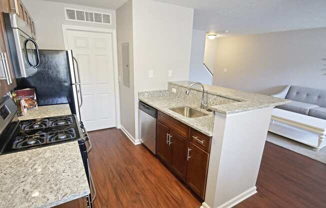 Gas Range Offered at The Reserves at 1150  Apartments, Integrity Realty LLC, Ohio