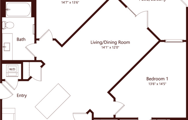 2 beds, 2 baths, 1,134 sqft, $2,158, Unit 4118