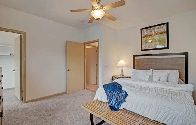 Swan Creek Bedroom View Apartments in Fitchburg, Wisconsin