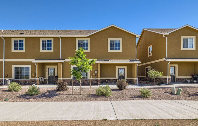 3 bedroom townhome on north side, attached 2-car garage