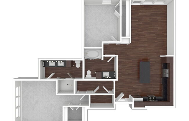 2 beds, 2 baths, 1,165 sqft, $2,160