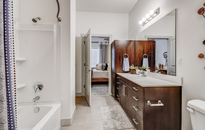 Spacious Master Bathroom