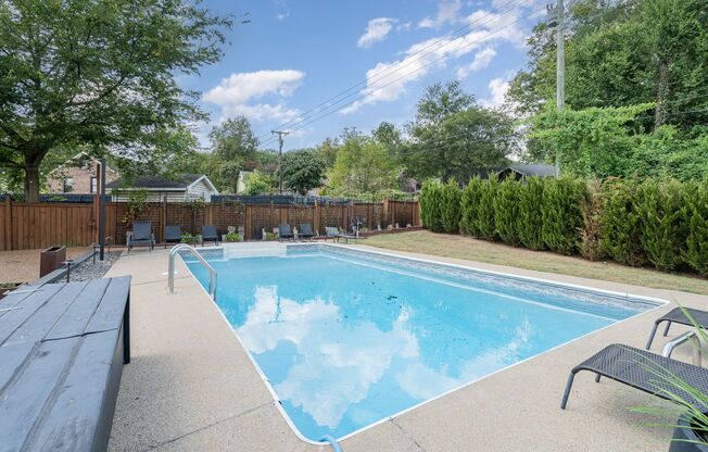 Updated and airy Brookside Home with a pool!