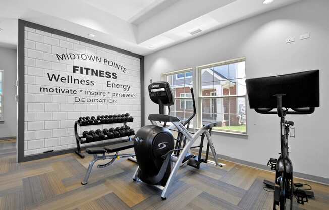 the gym at midtown pointe fitness center