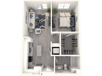 1 bed, 1 bath, 768 sqft, $2,837