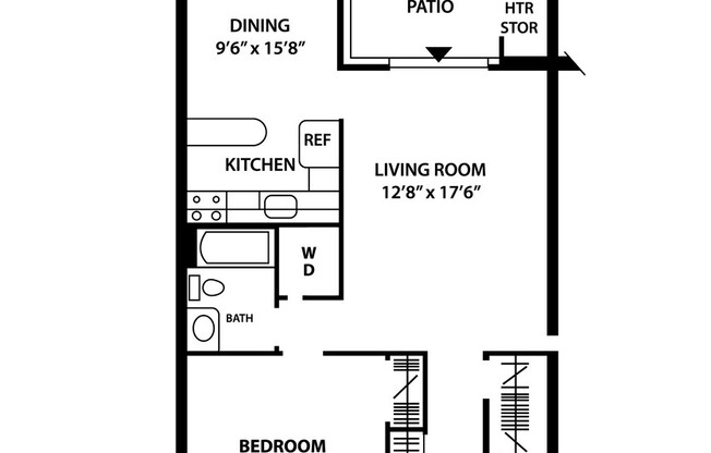 1 bed, 1 bath, 925 sqft, $2,973