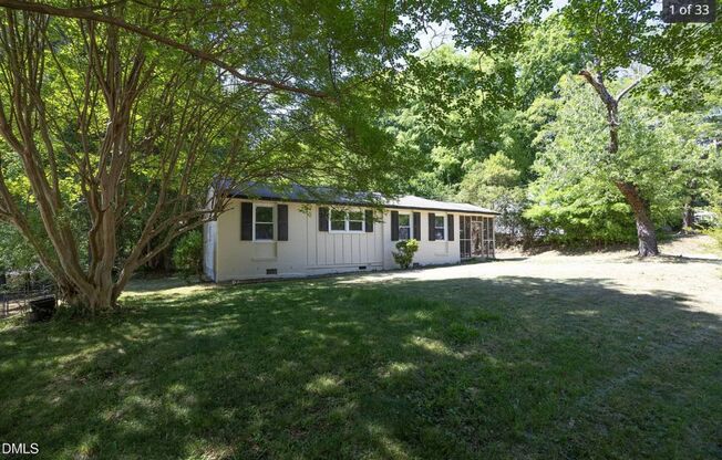 Charming Renovated Ranch – Turn-Key Ready in a Prime Raleigh Location