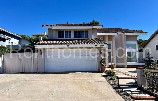 Penasquitos, 13193 Sundance Ave., Wood Floors, Plantation Shutters, AC, Fireplace, 2 Car Garage with Opener.