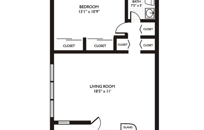 2 beds, 1 bath, 600 sqft, $2,195, Unit 204