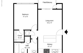 1 bed, 1 bath, 600 sqft, $1,425