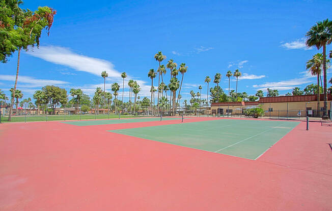 tennis court at the callaway house austin