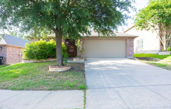 Great curb appeal from the mature shade tree & manicured front yard with lush landscaping. Located in the much desired and amenities filled Creekside at Preston neighborhood in Frisco.