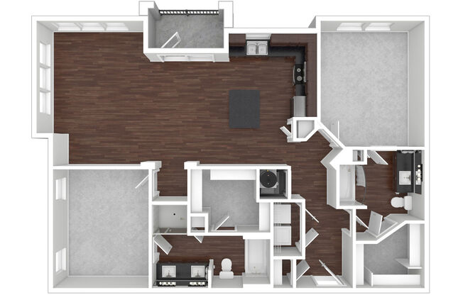 2 beds, 2 baths, 1,285 sqft, $2,025