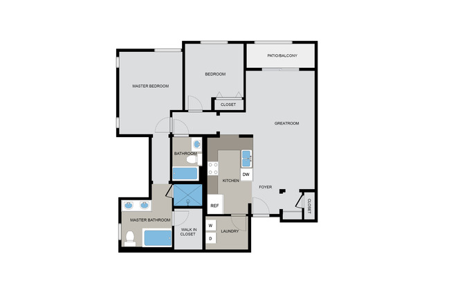 2 beds, 2 baths, 1,149 sqft, $3,870, Unit 317