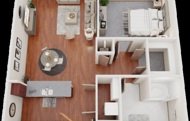 1 bed, 1 bath, 867 sqft, $1,439