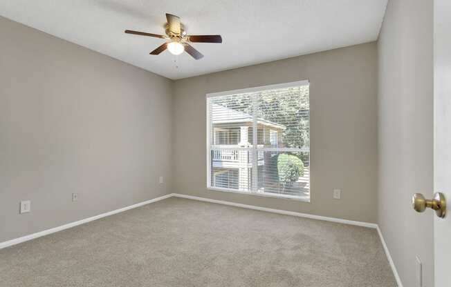 Spacious Bedroom with Large Windows