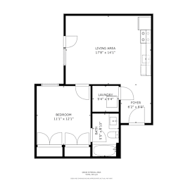 1 bed, 1 bath, 554 sqft, $1,525