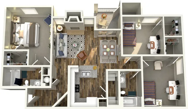3 beds, 2 baths, 1,150 sqft, $1,799