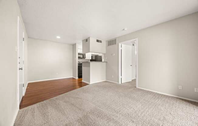 Carpeted Living Area at Montecito, Austin, TX, 78741