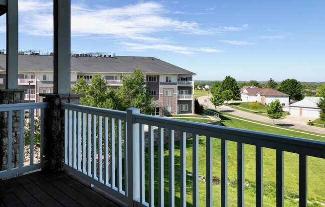 Balcony at Tamarin Ridge in Lincoln, NE