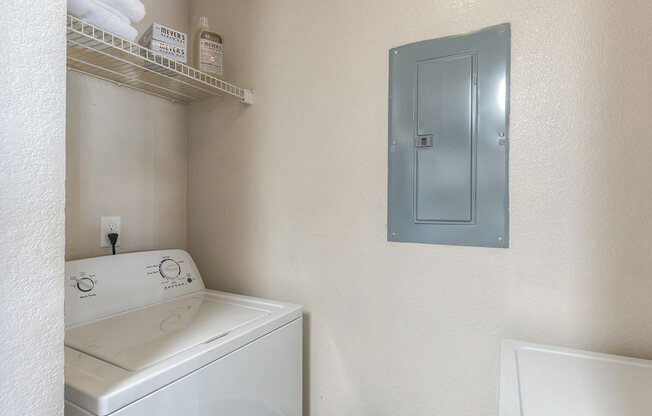 Washer And Dryer In Unit at Villas at Bailey Ranch Apartments, Owasso, Oklahoma
