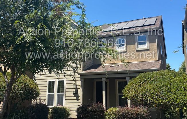 West Roseville Solar! 3 Bedroom, Plus den/office 3 Bathroom 2172 sqft, all new paint & carpet, Detached 2 Car Garage Low maintenance Rear Yard, NO PETS!