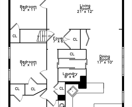 3 beds, 1 bath, 1,395 sqft, $3,800, Unit 2