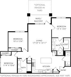 3 beds, 2 baths, 1,351 sqft, $2,244