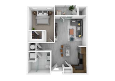 1 bed, 1 bath, 791 sqft, $1,357