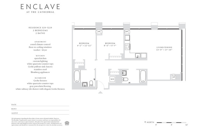 2 beds, 2 baths, $8,415, Unit 929